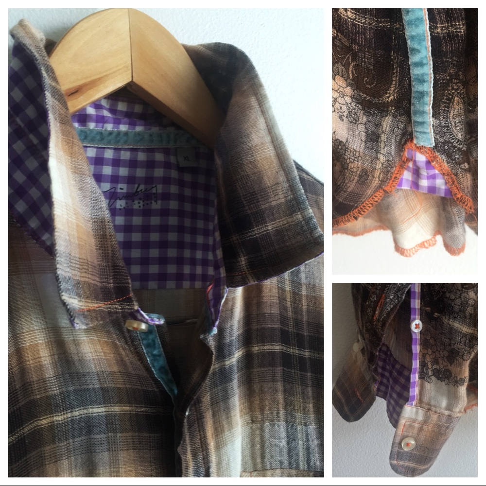 Men’s plaid shirt - Picture 3 of 3